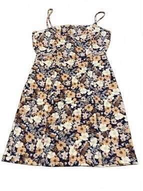 Floral Print Sleeveless Summer Dress